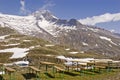 High alpine beer garden on the Pfitscher Joch