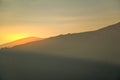 Sunrise in the mountain, Rila, Bulgaria