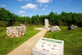 The Northern Ireland 1969-2001 Memorial Stone and Garden, Alrewas. Royalty Free Stock Photo