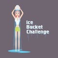 ALS Ice Bucket Challenge Royalty Free Stock Photo