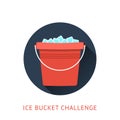 Als ice bucket challenge concept