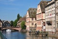 Alsace, the picturesque city of Strasbourg in Bas Rhin