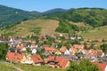 Alsace Route des Vins Royalty Free Stock Photo