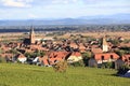 Alsatian village of Bergheim Royalty Free Stock Photo