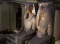 Ancient Egyptian Granite Statues, Egyptian Museum, Cairo