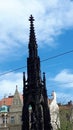 A Gothic style monument to Emperor Franz I, Prague, Czech Republic