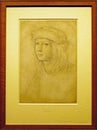 Photo of the original painting `Portrait of a Youth` by Raphael