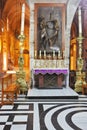 Also marble chapel altar with icons