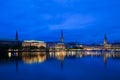 Alster Lake, Hamburg Royalty Free Stock Photo