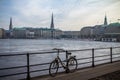 Alster Lake, Hamburg Royalty Free Stock Photo