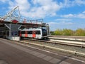 Alstom Metropolis metro Car type M5 of the GVB in Amsterdam