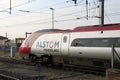 Alstom Pendolino train on West Coast Mainline UK Royalty Free Stock Photo