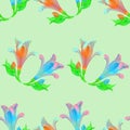 Alstroemeria. Seamless pattern texture of flowers. Floral back