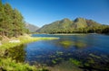 Altai Chemal reservoir Royalty Free Stock Photo