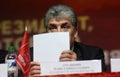 Russian presidential candidate Pavel Grudinin meets with voters