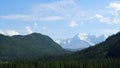 Altai. Mountain glaciers Aktru. North-Chuya ridge.