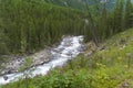 Altai Mountains. The Shawla River. Siberia, Russia.