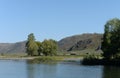 Inya river near the village of Chineta in the Altai region. Russia Royalty Free Stock Photo