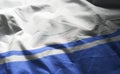 Altai Republic Flag Rumpled Close Up Royalty Free Stock Photo
