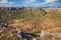 Altamura: Bari, Puglia, Italy: the sinkhole called Pulo in the A