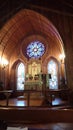 The altar at All Saints Chapel in Morris NEW YORK 1866