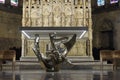 Altar of Arezzo Cathedral dedicated to St. Donatus, sculpted in marble by Florentine, Aretine and Sienese artists