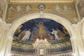 The altar of basilica of Cosmas and Damian (Santi Cosma e Damiano) in Rome Royalty Free Stock Photo