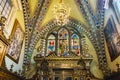 Altar Biblical Stained Glass Santa Maria Novella Church Florence Italy