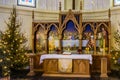 Altar of the Cathedral of Saints Peter and Paul as a fragment of the interior. Starosadsky lane, 7/10. Royalty Free Stock Photo