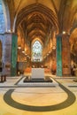 Altar and chancel in historic cathedral