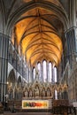 Altar and chancel of Worcester Cathedral, England, UK Royalty Free Stock Photo