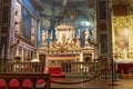 Altar at Chiesa di Ognissanti church in Florence, Italy Royalty Free Stock Photo