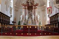 Sanctuary with choir stalls of Castle Zeil church