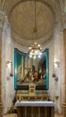 Altar in Church of the Condemnation and Imposition of the Cross near the Lion Gate in Jerusalem, Israel