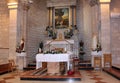 Altar in the church of the first miracle Royalty Free Stock Photo