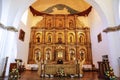 Altar of the Church of our Lady of the Rosary in Villa de Leyva, Colombia