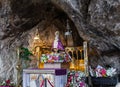 Altar of de virgin of Covadonga Royalty Free Stock Photo