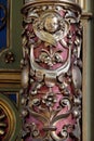 Altar decoration in the Basilica of the Sacred Heart of Jesus in Zagreb