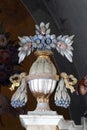 Altar decoration, St. Francis of Assisi altar in the Church of the Annunciation in Klanjec, Croatia