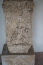 Altar dedicated to Dracon the first recorded democratic legislator of ancient Athens, Greece Royalty Free Stock Photo