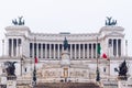 Altar of the Fatherland, Altare della Patria, also known as the Royalty Free Stock Photo