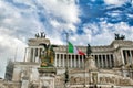 Altar of the Fatherland, Altare della Patria, also known as the National Monument to Victor Emmanuel II, Rome, Italy Royalty Free Stock Photo