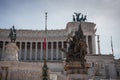 Altar of the Fatherland, Monument to Victor Emmanuel II in Rome, Italy Royalty Free Stock Photo