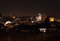 Altar of the Fatherland at night in Rome Royalty Free Stock Photo