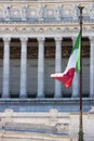 Altar of the fatherland (Piazza Venezia - Roma) Royalty Free Stock Photo