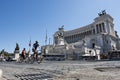 Altar of the fatherland (Piazza Venezia - Roma) Royalty Free Stock Photo