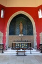 Altar, The Friars - Aylesford Priory, Maidstone, Kent, England, UK Royalty Free Stock Photo