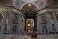 Altar in the giant Basilica di San Pietro in Vaticano