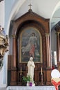 Altar Guardian Angel in parish in the Saint Dominic Church in Konjscina, Croatia