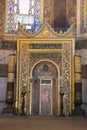 Altar of Hagia Sophia museum in Istanbul, Turkey